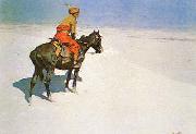 Frederick Remington The Scout : Friends or Enemies oil on canvas